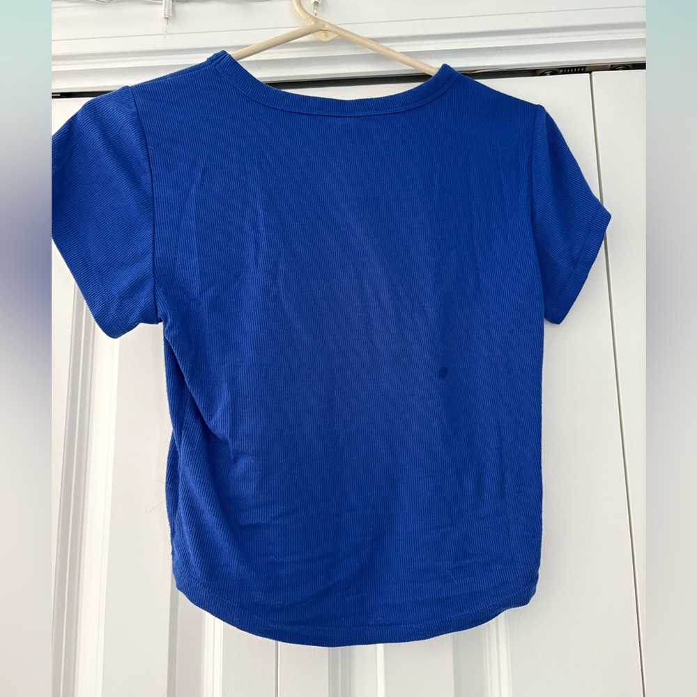 Vibrant Blue Short Sleeve Top